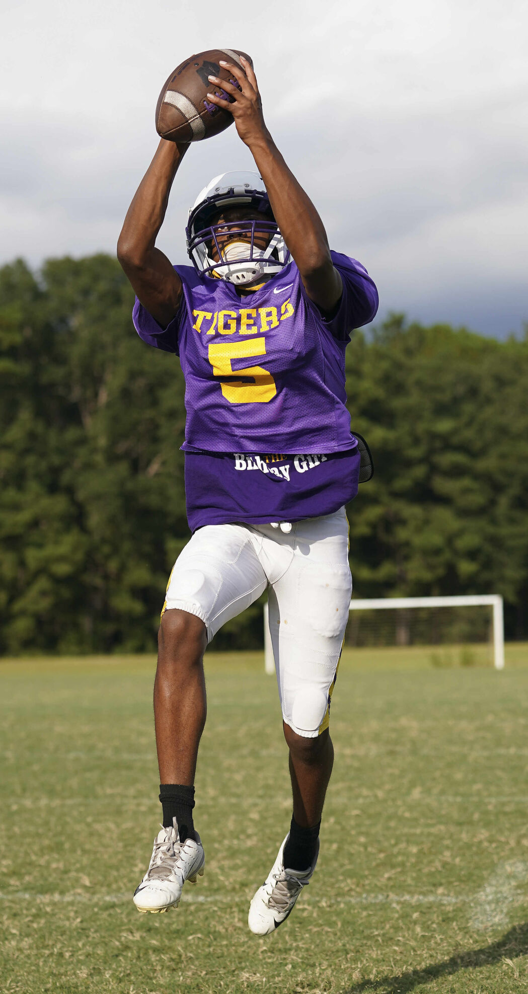 Wilson High School football practice